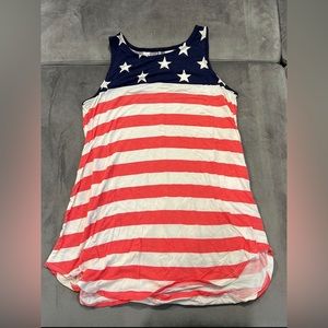 Old Navy Americana Flag Tank
